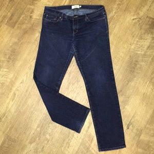 Abercrombie Sz8R* straight leg* dark wash